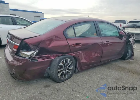 2013 Honda Civic Ex z USA, uszkodzony, nr VIN 19XFB2F89DE277014